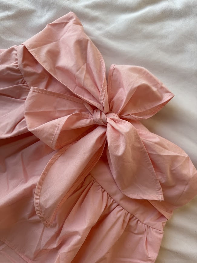 Handmade Knot Your Average Top in Blush
