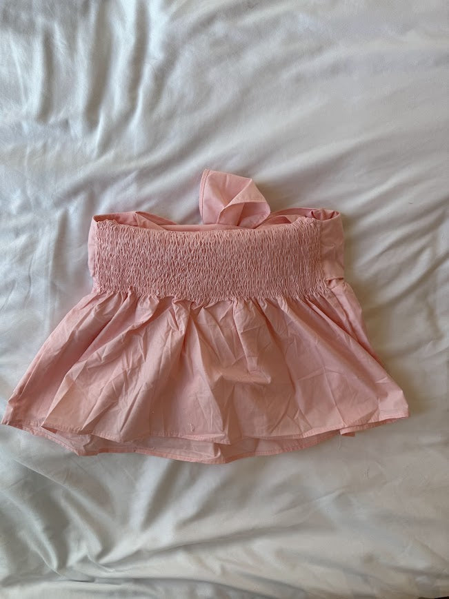 Handmade Knot Your Average Top in Blush